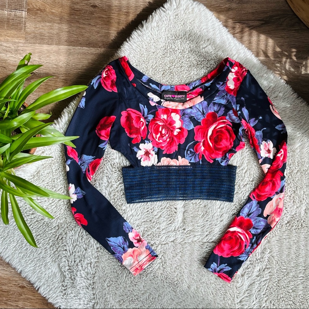 NWT Cute Booty Lounge Crop Top